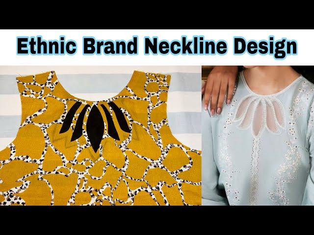 Ethnic neck design cutting and stitching | New neck design 2024