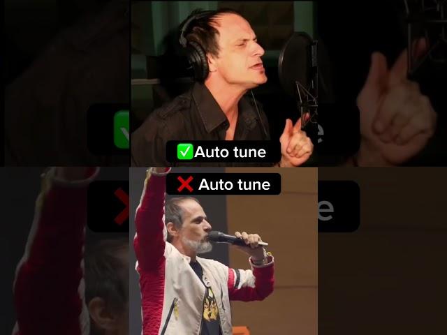 Auto tune vs No Auto tune! #autotune #singer