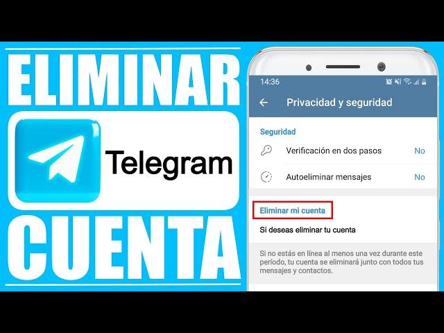 Cómo ELIMINAR cuenta de TELEGRAM para SIEMPRE 2025 | Borrar Cuenta de Telegram 