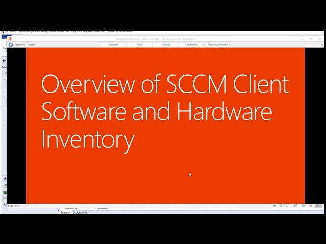 Overview of SCCM Client Software and Hardware Inventory