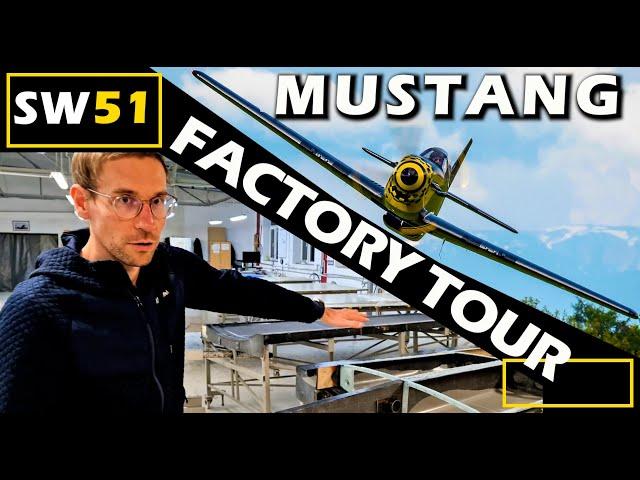 SW-51 Mustang Factory Tour!! Military Aircraft now a KIT!