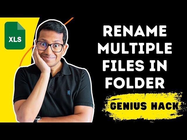 Genius Hack to Rename Multiple Files in a Folder in Seconds (Quick and Easy)