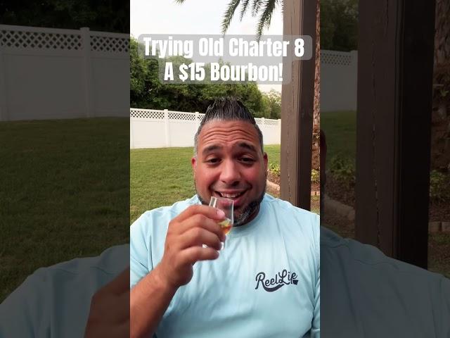 Tasting a $15 Bourbon, Old Charter 8! #bourbon #whiskey #whiskeytube #whiskeyreview #shorts