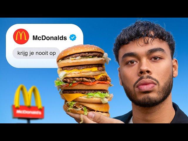 Ik Probeerde Fastfood Met De Meeste Calorieën