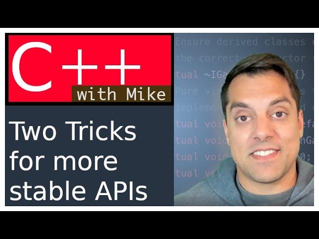 API Design - Two Tips: pimpl idiom and ‘struct Options’ | Modern Cpp Series Ep. 90