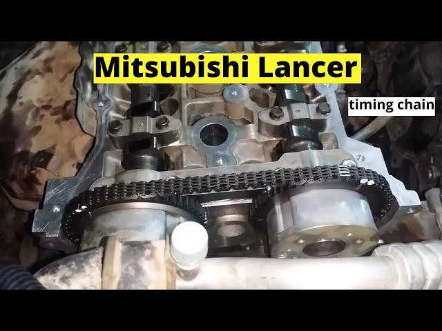 Mitsubishi Lancer Engine Timing Chain Mark / Fortis 1.8L / how to put itsubishi lancer timing chain