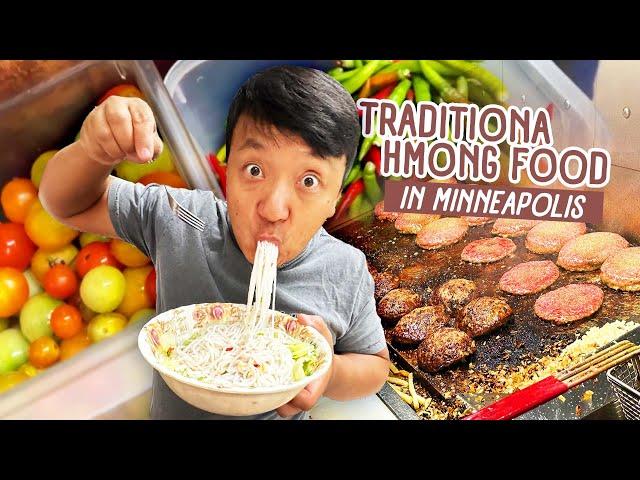 These Noodles DESTROYED Me! Trying the "ORIGINAL" Juicy Lucy & Traditional Hmong Food in Minnesota