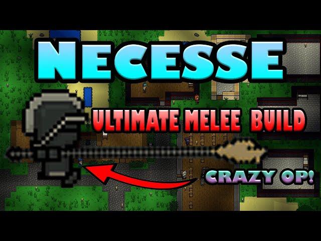 Most OP Melee Build - Necesse - It Melts Bosses!