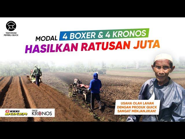 Kisah Sukses Pak Sanusi! Modal 8 unit Traktor Bisa Hasilkan Ratusan Juta