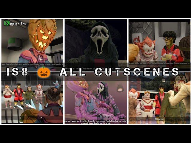 Ice Scream 8 halloween  all cutscenes