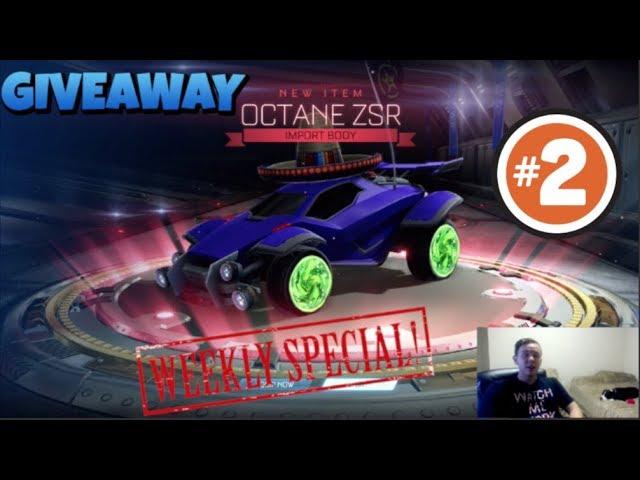 Rocket League Weekly Giveaway #2 - Import Body and More! - IamMJC