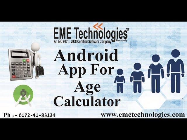 How to Create Age Calculator App Project in Android Studio| Download Projects With Source Code