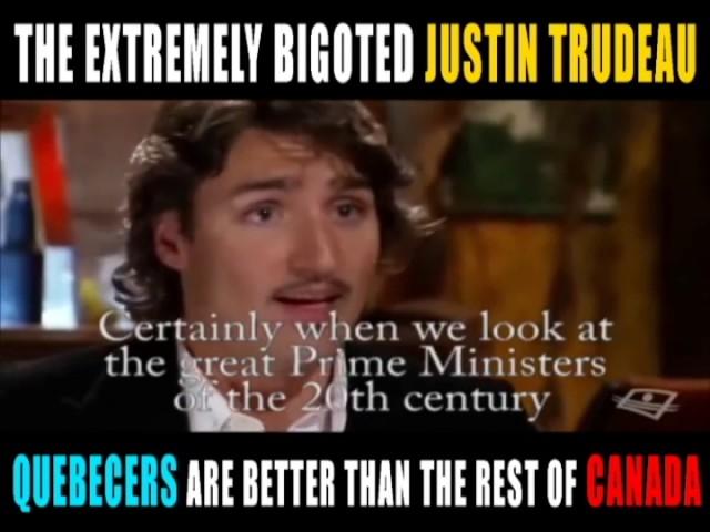 Justin Trudeau: "Quebecers are better than the rest of Canada"