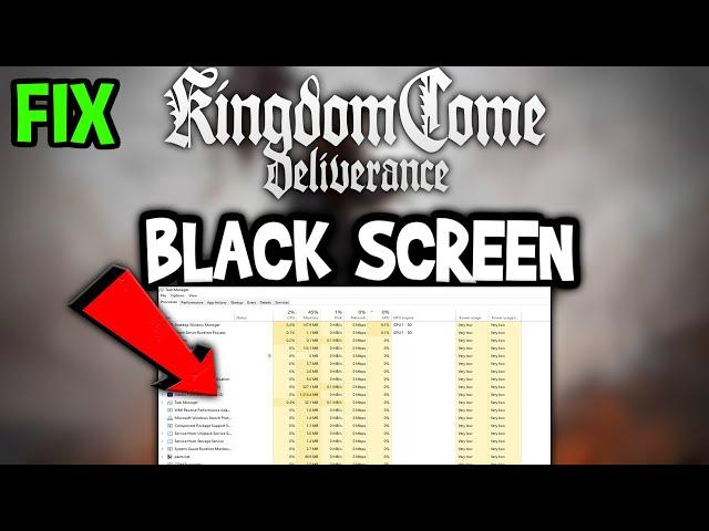 Kingdom Come Deliverance – How to Fix Black Screen & Stuck on Loading Screen