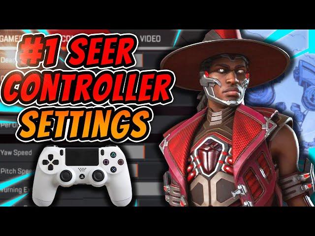 #1 Seer on all Platforms (60k+ Kills) Custom Controller Settings + F.O.V. (Apex Legends)