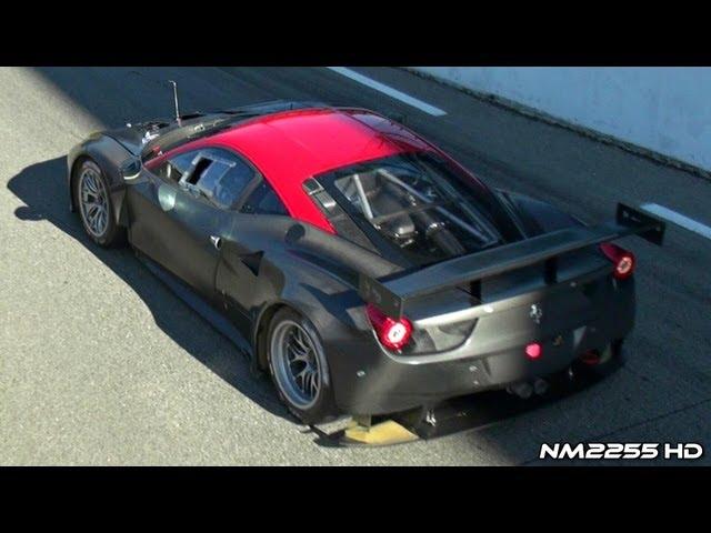 LOUD Ferrari 458 GT2 Sound on Track!