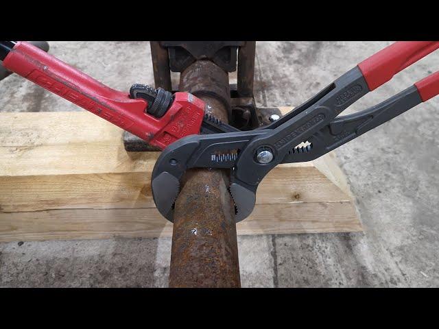 Схватка гигантов. Knipex Cobra XXL vs Milwaukee Cheater.