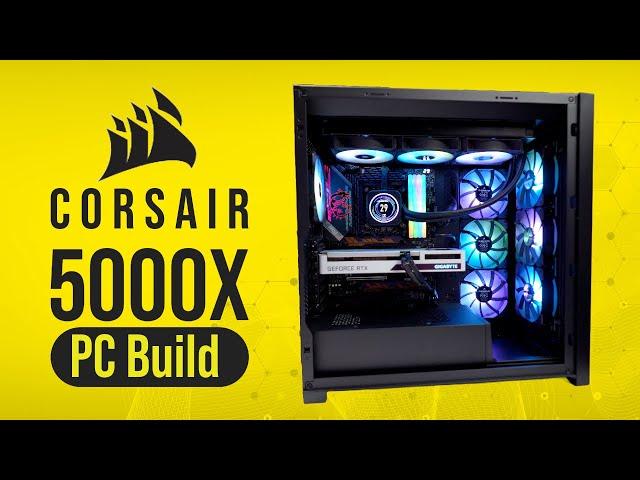 One of the BEST cases EVER - Corsair 5000X PC Build!