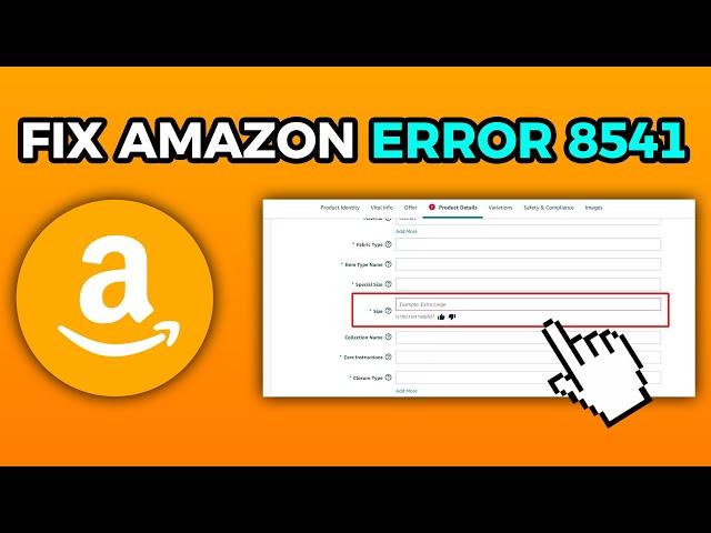 How To Fix Amazon Error 8541