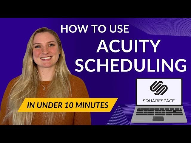 How To Set Up Acuity Scheduling In Squarespace | Follow Along!