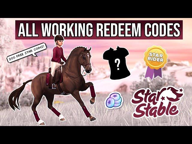 200 free Star Coins - All working redeem codes in December! // Star Stable Online