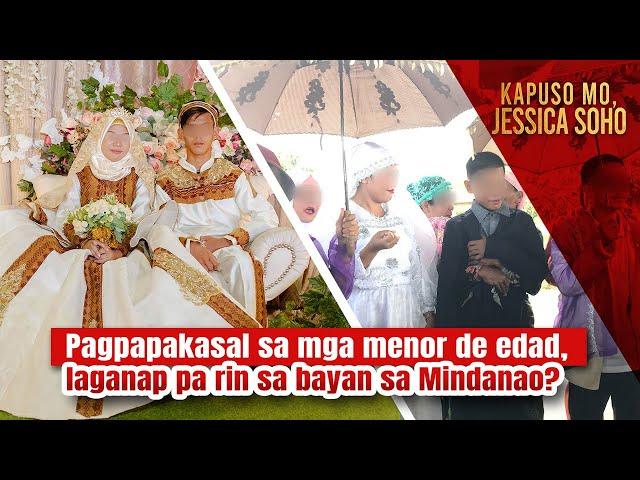 Isang kasal sa Sultan Kudarat, ang bride at groom menor de edad?! | Kapuso Mo, Jessica Soho