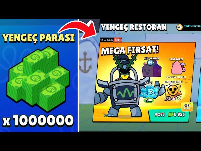 1 MİLYON YENGEÇ PARASI İLE YENGEÇ MARKETİNDEKİ TÜM ÖZEL TEKLİFLERİ SATIN ALDIM !! BRAWL STARS