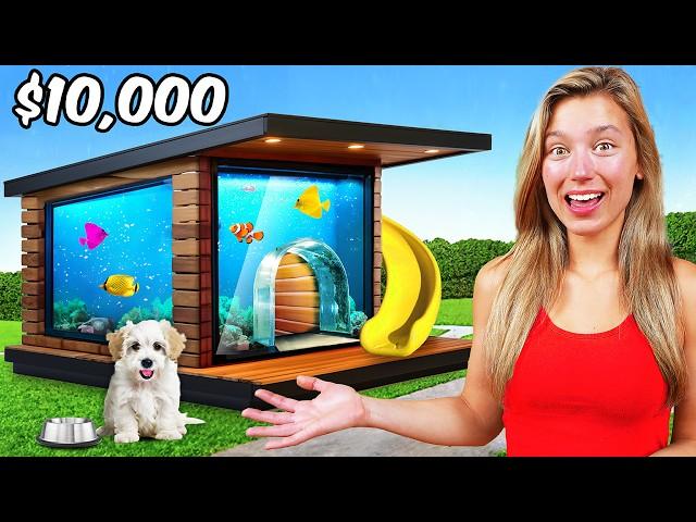 I BUILT A $10,000 DREAM DOG HOUSE!!