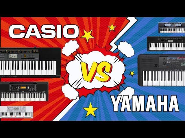 CASIO VS YAMAHA - битва домашних синтезаторов