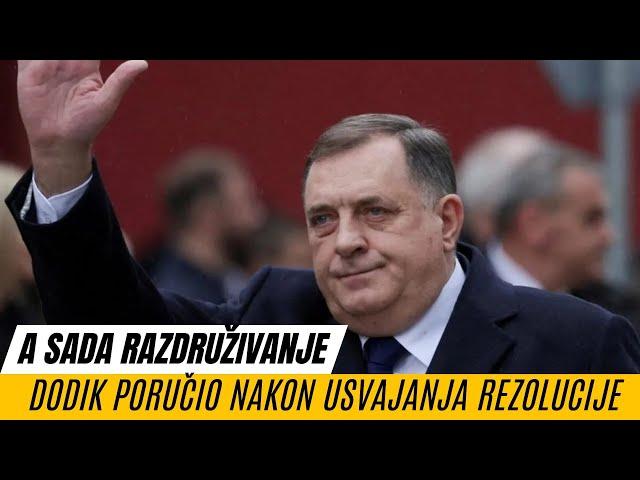 Dodik poručio: "Nakon ovoga nemamo razloga da ostanemo zajedno"