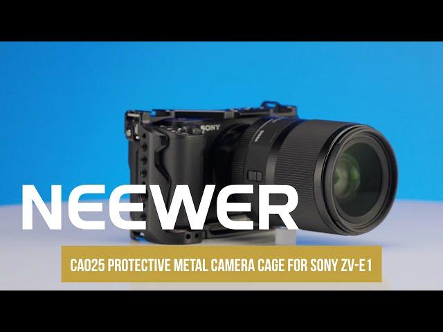 Introducing the Neewer CA025 Protective Metal Camera Cage For Sony ZV-E1