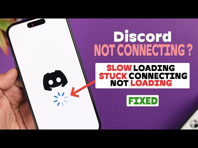 Discord: Stuck on Connecting in iPhone? - Fixed!