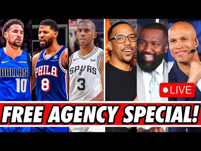 LIVE NBA FREE AGENCY SPECIAL | Road Trippin' w/ Richard Jefferson, Channing Frye, & Kendrick Perkins