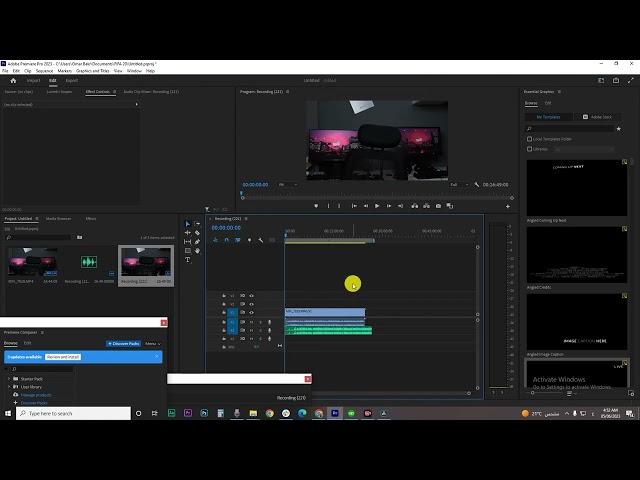 How To Sync Audio and Video In Premiere Pro (2023)