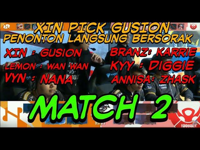 XIN PICK GUSION , PENONTON LANGSUNG BERSORAK RRQ HOSHI VS BOGETRON ALPHA MATCH2 MPL SEASON 5