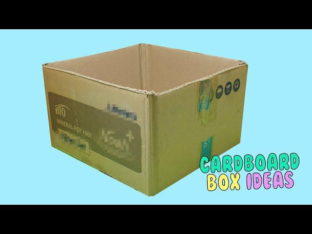  Do these with your cardboard boxes! 4 cardboard boxes ideas to try at home