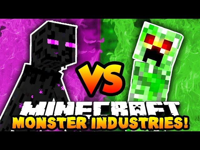 Minecraft 3v3 MONSTERS INDUSTRIES WAR! (Buy Upgrades, Kill Players & Win!) with The Pack!