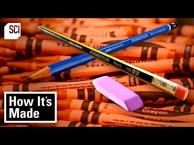 Crayons, Pencils, Highlighters, & Other Writing Utensils | How It's Made | Science Channel