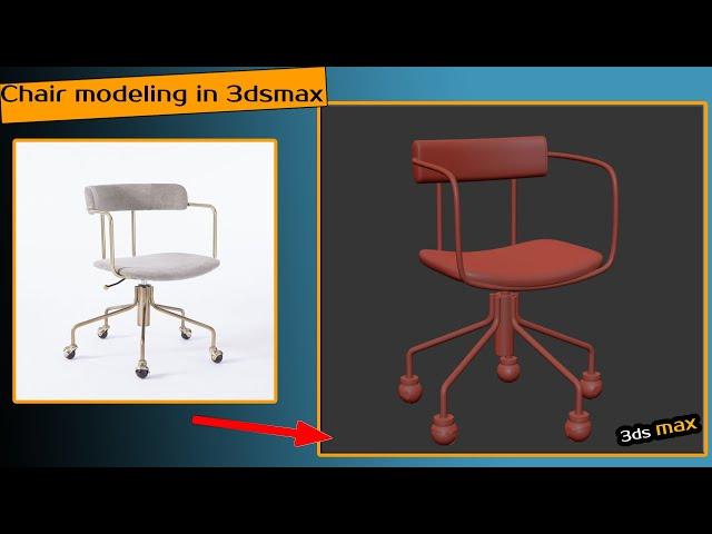 chair modeling in 3dsmax