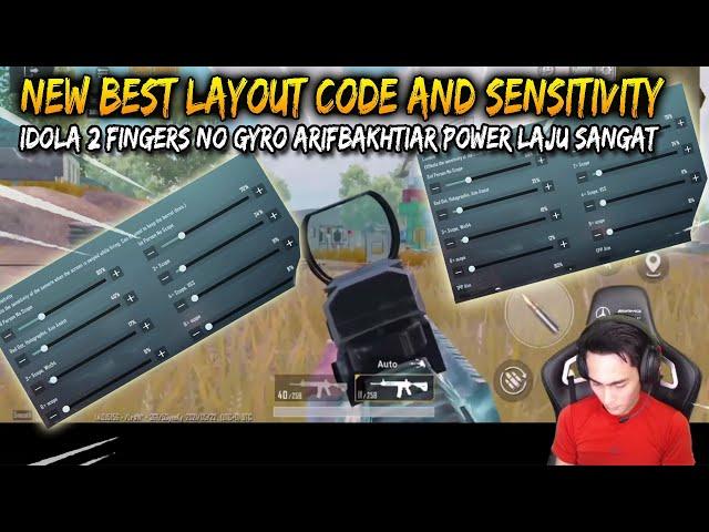 New Best Layout Code And Sensitivity | Idola 2 Fingers No Gyro Arifbakhtiar Power Laju Sangat