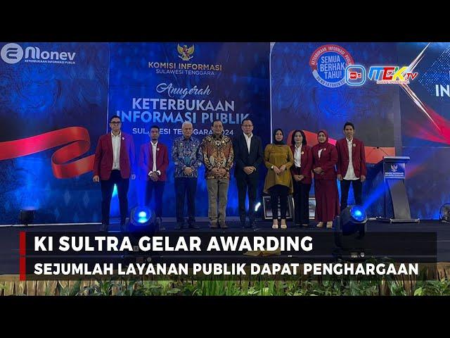 KI Sultra Gelar Awarding, Sejumlah Layanan Publik Dapat Penghargaan