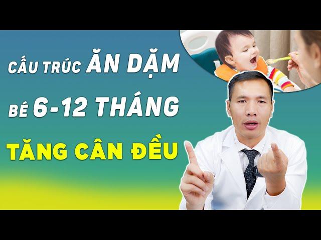 Bí kíp ĂN DẶM cho bé 6-12 tháng để CON KHÔNG BIẾNG ĂN | DS Trương Minh Đạt