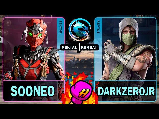 MK1 Sooneo (SEKTOR) VS Darkzerojr (REPTILE)Mortal Kombat 14K 60ᶠᵖˢ