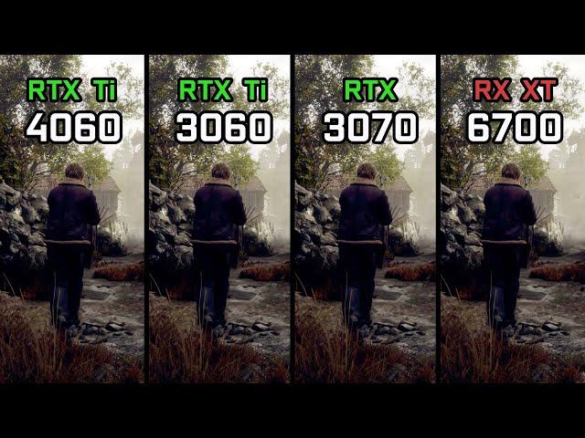 RTX 4060 Ti vs RTX 3060 Ti vs RTX 3070 vs RX 6700 XT, 10 Game Benchmark @ 1080p & 1440p