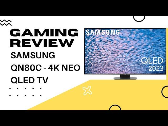 Samsung Q80C - 4K QLED TV - GAMING Review