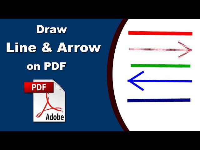 How to Draw Line and Arrow on PDF with Adobe Acrobat Pro 2020