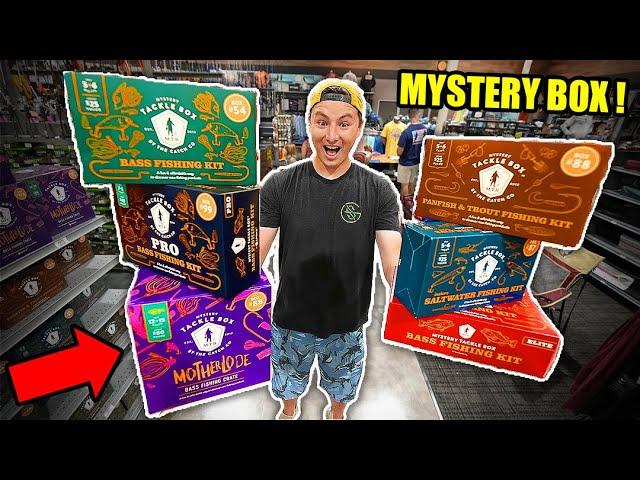 I Bought EVERY Fishing Mystery Tackle BOX! (Which Is Best?)