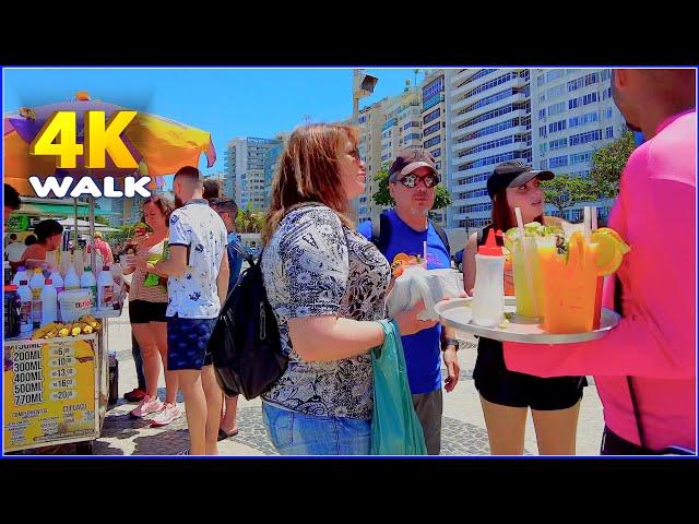 【4K】WALK  COPACABANA   Rio de Janeiro, Brazil 2023