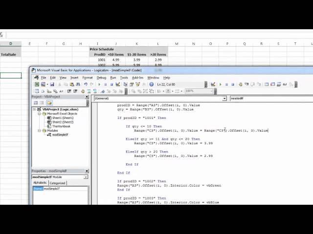 Nested If Then and Compound Logic in Excel 2013 VBA