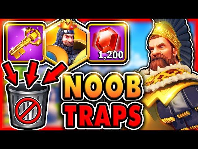 What Are "Noob Traps" in Rise of Kingdoms? AVOID MISTAKES!